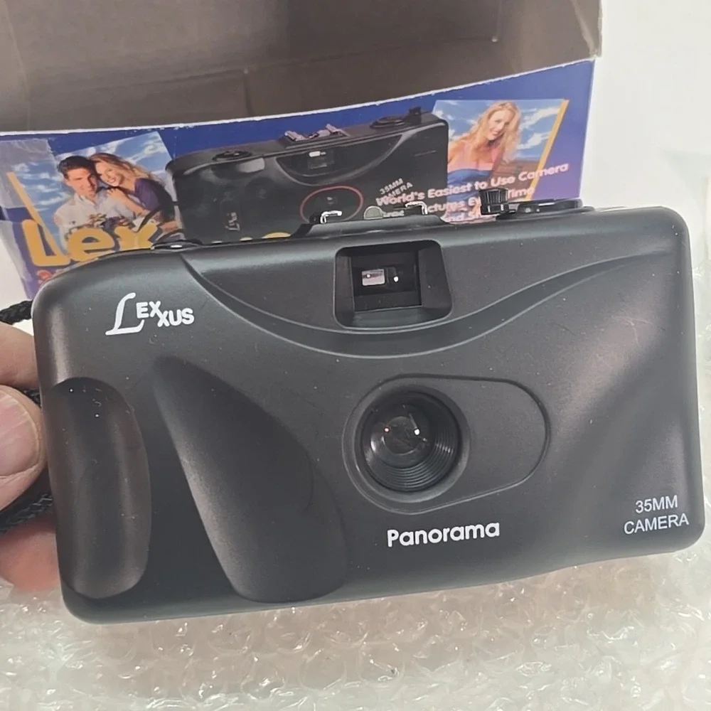 Lexxus Panorama 35mm Film Camera Brand New In‎ Wrapping w/Box & Instructions